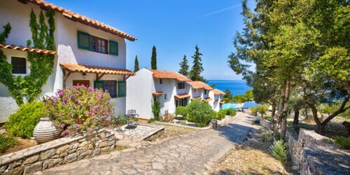 All Glyfada Beach Family Villas In Row Located