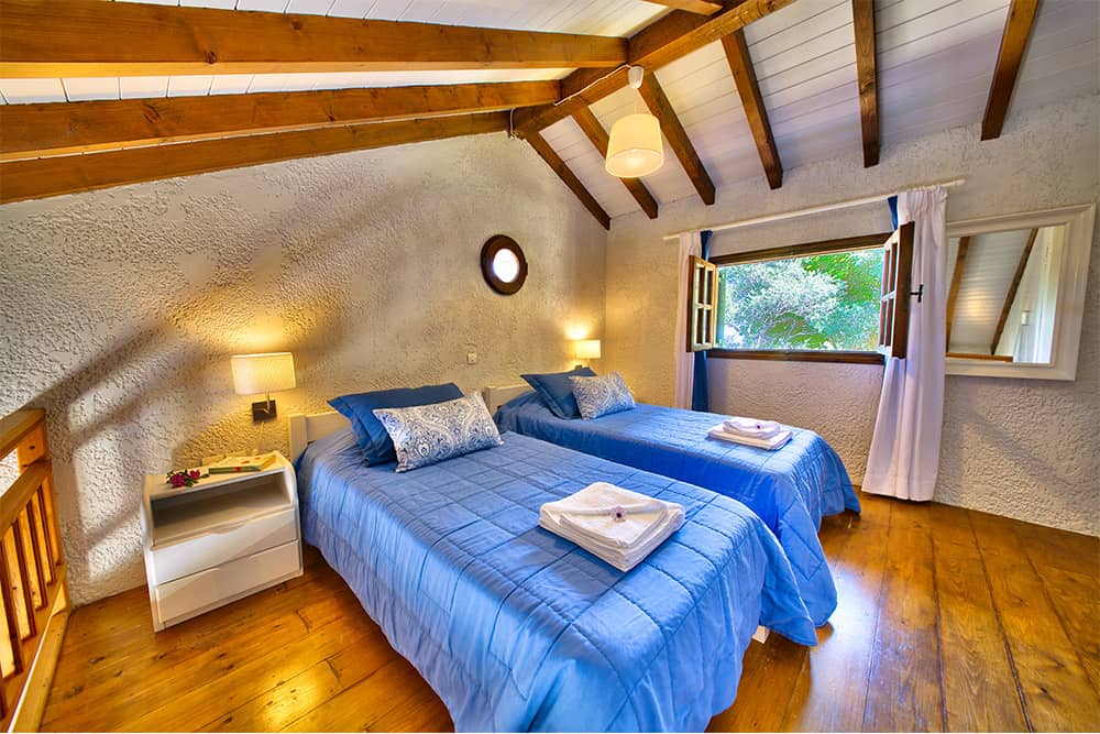 2nd Floor Bedroom in Glyfad Beach Family Villa