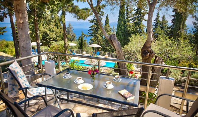 Balcony With Sea View Ionian Villas
