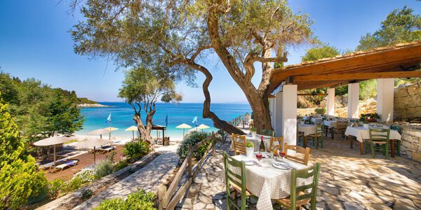 Restaurants For Breakfast And Lunch At Glyfada Beach Villlas