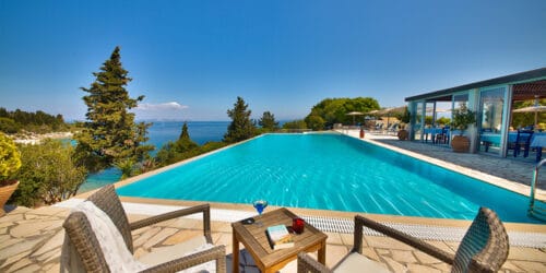 Swimming Pool And Restaurant For Dinner Close To The Beach