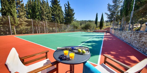 Tennis Court At Glyfada Beach Villas