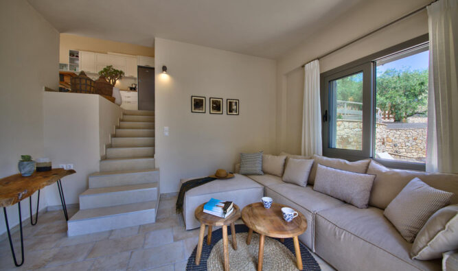 Luxury Glyfada Bay Villa 1- Living Room Area