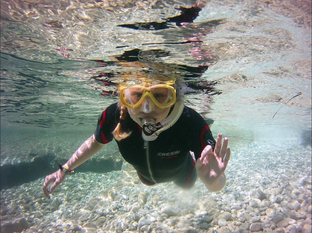 Snorkelling in the Ionian Sea
