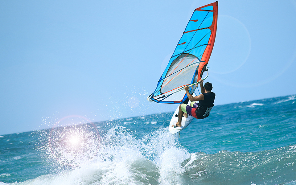 Windsurfing in Greece