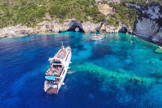 Boating tours around Paxos Island