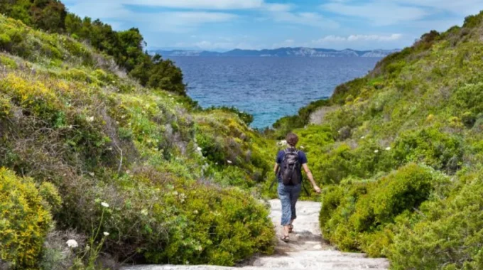 Hiking On Paxos Island