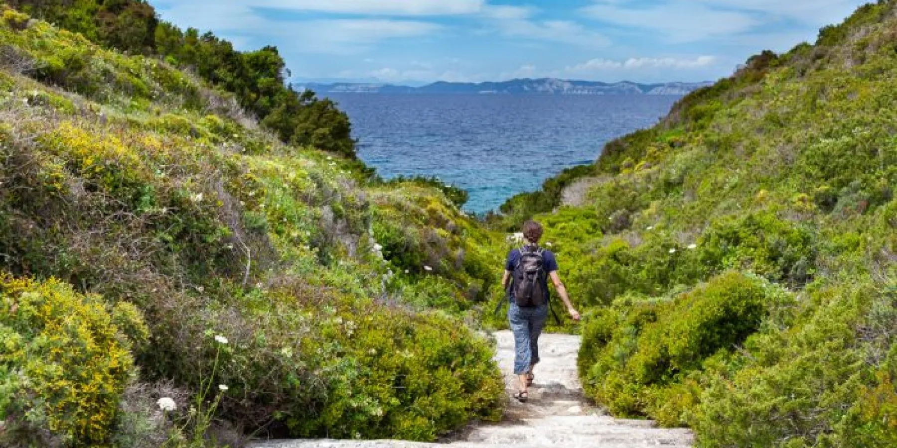 Hiking on Paxos Island