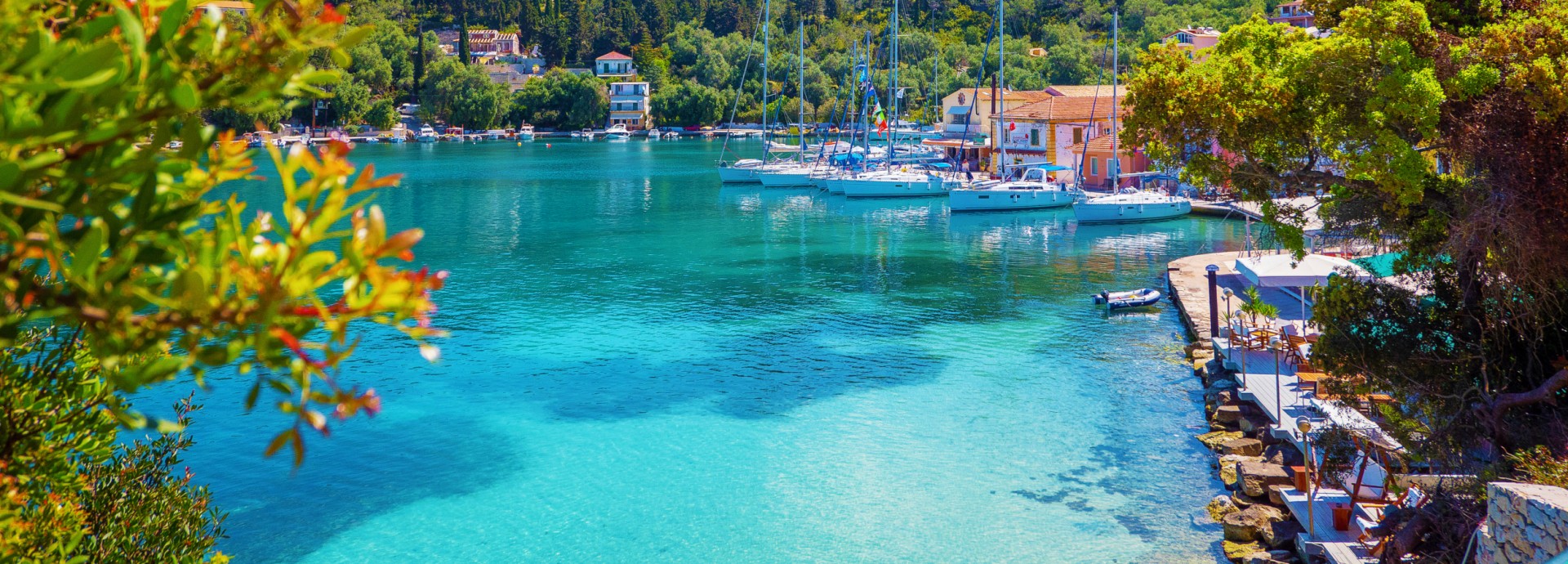 Sailing around Paxos Island